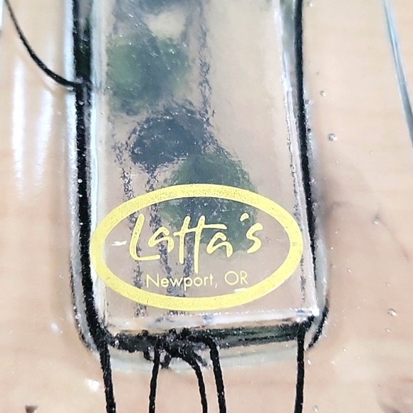 Latta's Fused Glass Hanging Pocket Vase - Picture 3 of 5